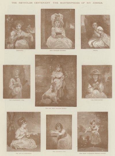 Reynolds Centenary, Sir Joshuas mesterværker af English School